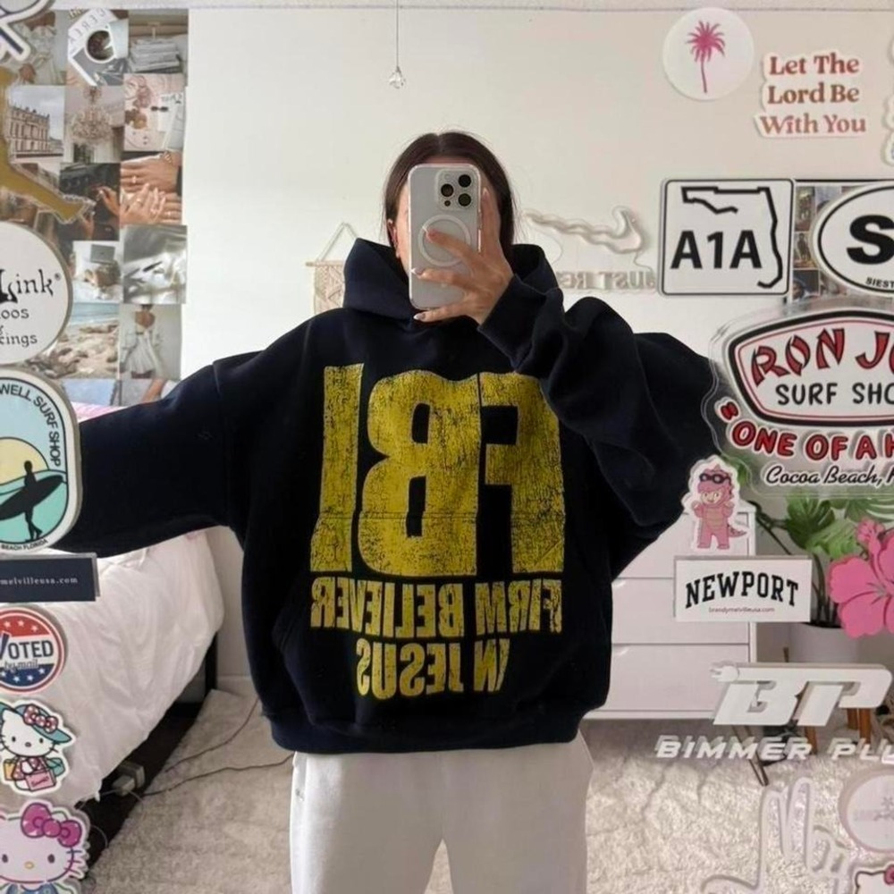 FBI "Firm Believer In Jesus" Hoodie - Picture 4 of 7